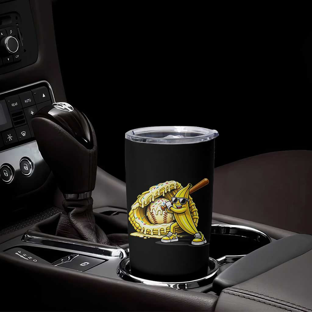 Baseball Banana Tumbler Cup Funny Baseball Glove Drip Kids Youth Boys Girls