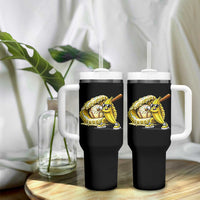 Baseball Banana Tumbler With Handle Funny Baseball Glove Drip Kids Youth Boys Girls
