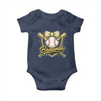 Bananas Coquette Bow Baby Onesie Baseball Bats Banana Lovers Women Girls Kids