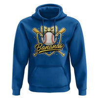 Bananas Coquette Bow Hoodie Baseball Bats Banana Lovers Women Girls Kids