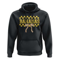 Bananas Coquette Bow Checkered Hoodie Women Girls Kids
