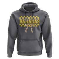 Bananas Coquette Bow Checkered Hoodie Women Girls Kids