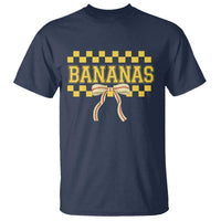 Bananas Coquette Bow Checkered T Shirt Women Girls Kids