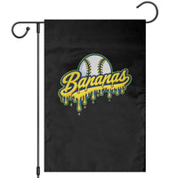 Funny Banana Baseball Garden Flag Sports Team Baseball Drip Ice Cream Style
