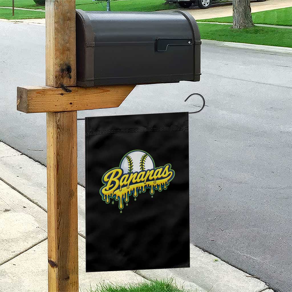 Funny Banana Baseball Garden Flag Sports Team Baseball Drip Ice Cream Style