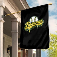 Funny Banana Baseball Garden Flag Sports Team Baseball Drip Ice Cream Style
