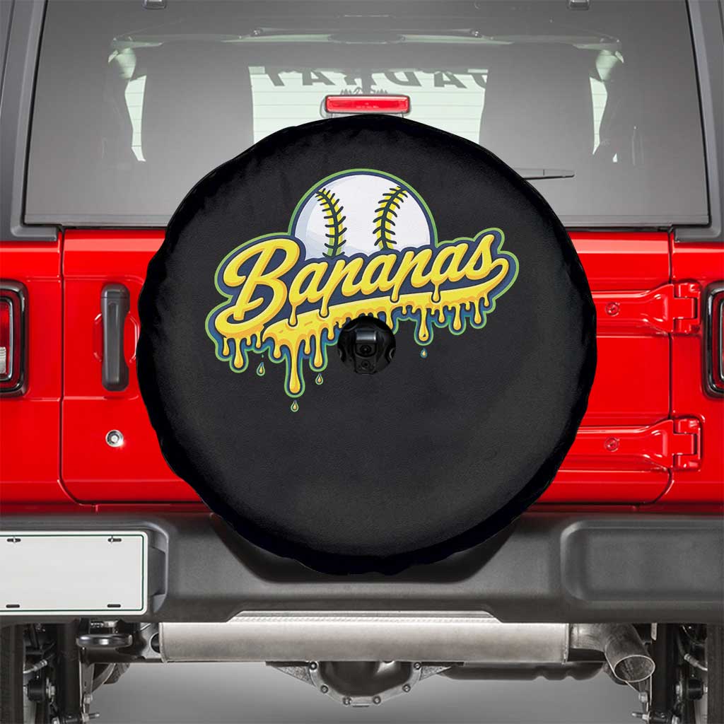 Funny Banana Baseball Spare Tire Cover Sports Team Baseball Drip Ice Cream Style
