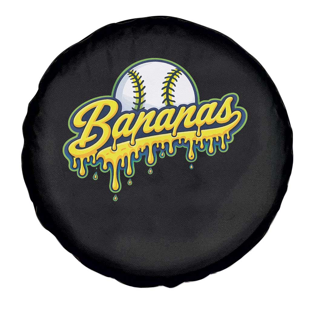 Funny Banana Baseball Spare Tire Cover Sports Team Baseball Drip Ice Cream Style