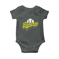 Funny Banana Baseball Baby Onesie Sports Team Baseball Drip Ice Cream Style