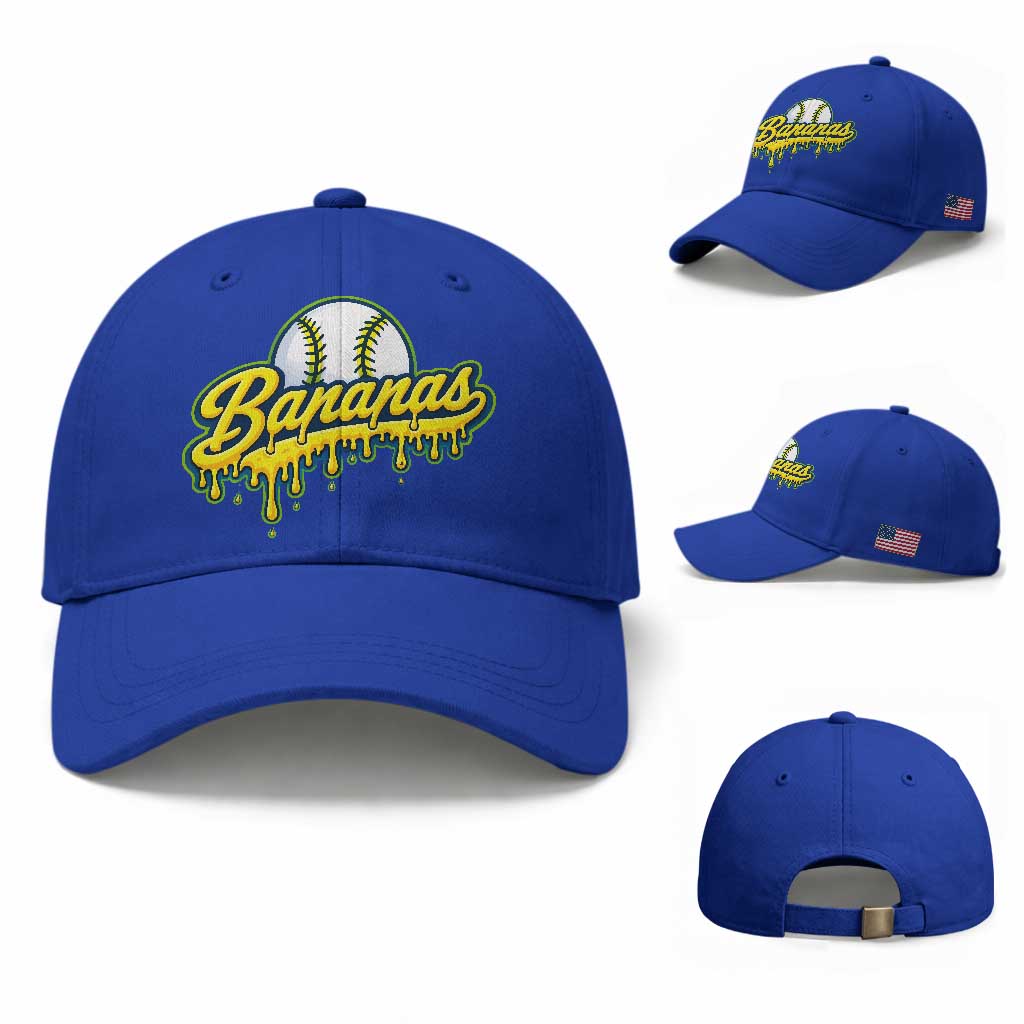 Funny Banana Baseball Baseball Cap Sports Team Baseball Drip Ice Cream Style