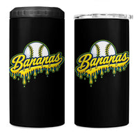 Funny Banana Baseball 4 in 1 Can Cooler Tumbler Sports Team Baseball Drip Ice Cream Style