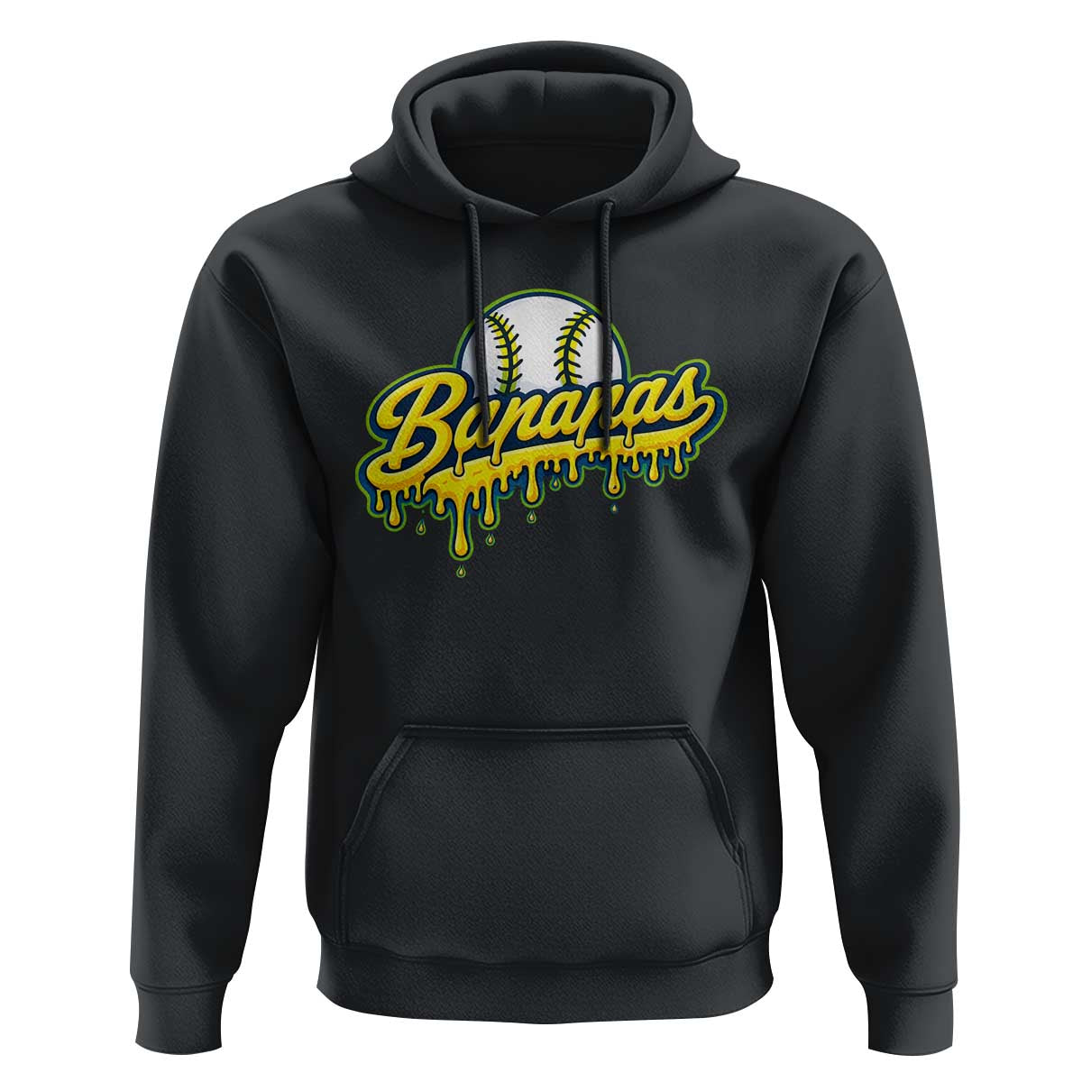 Funny Banana Baseball Hoodie Sports Team Baseball Drip Ice Cream Style