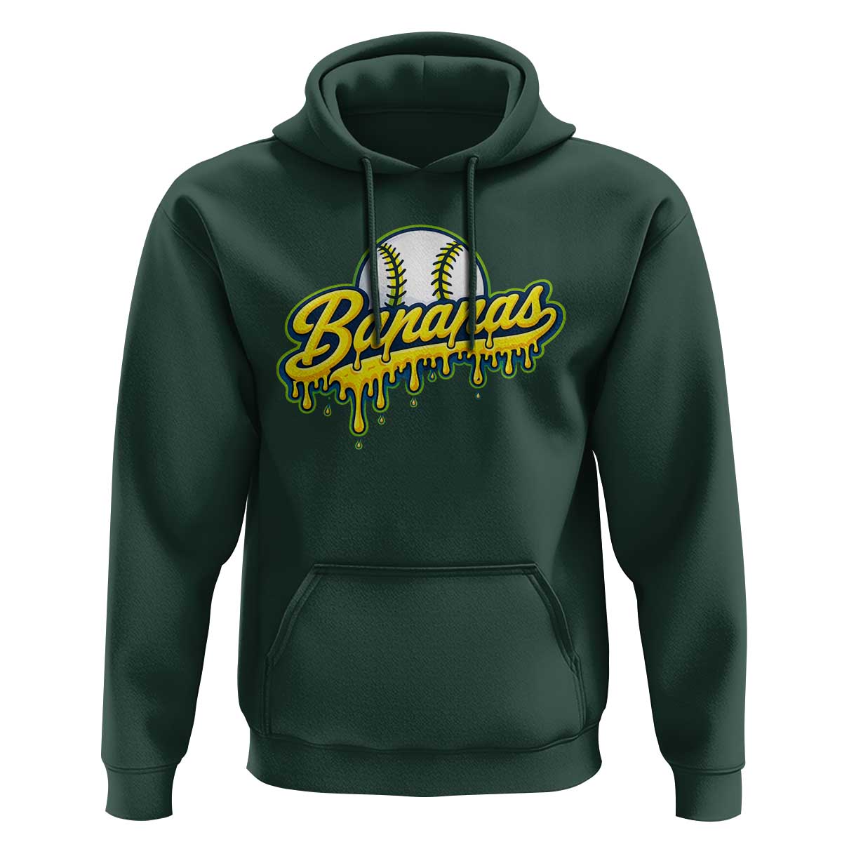 Funny Banana Baseball Hoodie Sports Team Baseball Drip Ice Cream Style