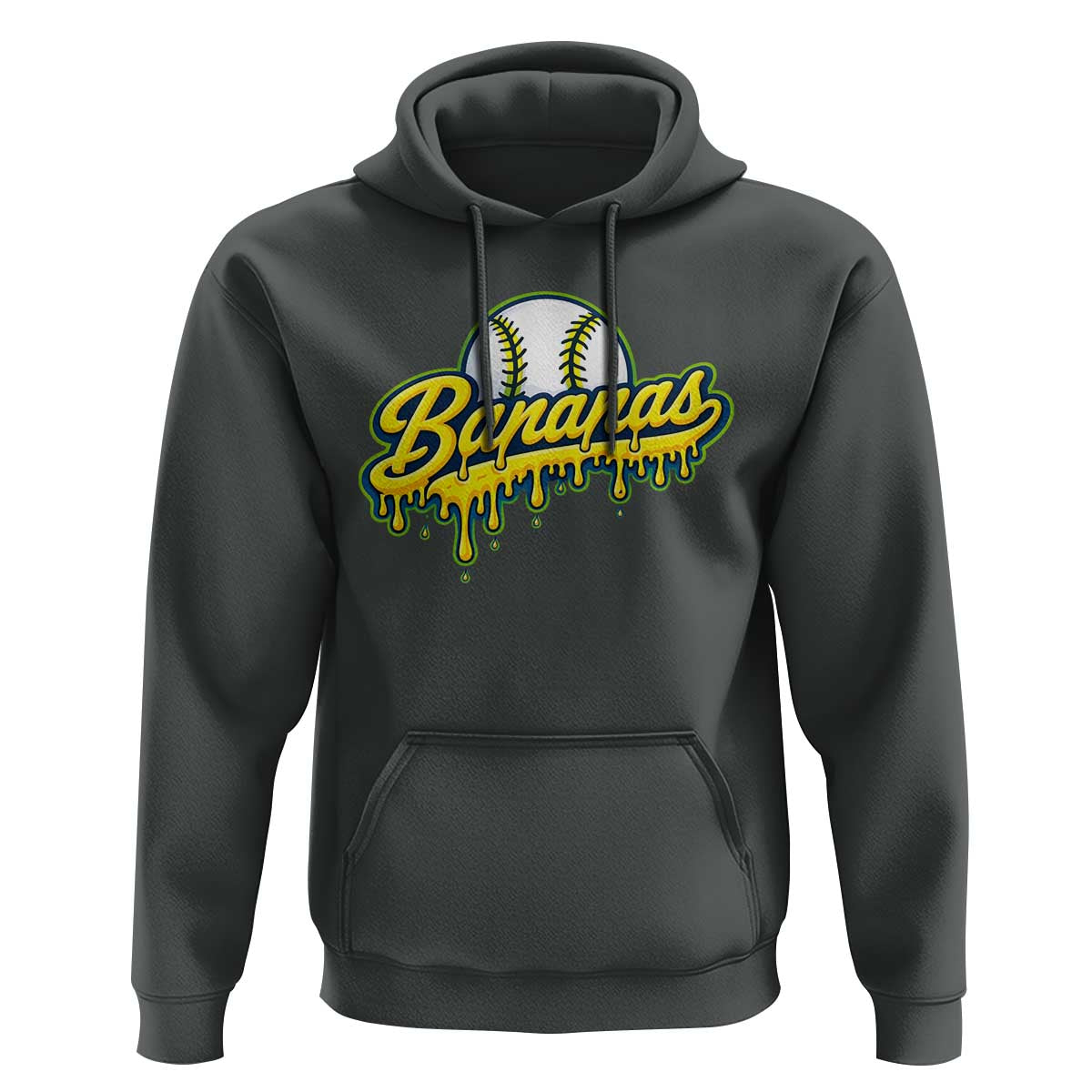 Funny Banana Baseball Hoodie Sports Team Baseball Drip Ice Cream Style