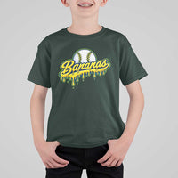 Funny Banana Baseball T Shirt For Kid Sports Team Baseball Drip Ice Cream Style