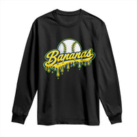 Funny Banana Baseball Long Sleeve Shirt Sports Team Baseball Drip Ice Cream Style