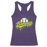 Funny Banana Baseball Racerback Tank Top Sports Team Baseball Drip Ice Cream Style