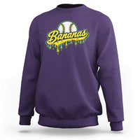 Funny Banana Baseball Sweatshirt Sports Team Baseball Drip Ice Cream Style