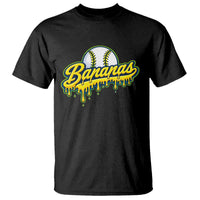 Funny Banana Baseball T Shirt Sports Team Baseball Drip Ice Cream Style