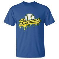 Funny Banana Baseball T Shirt Sports Team Baseball Drip Ice Cream Style