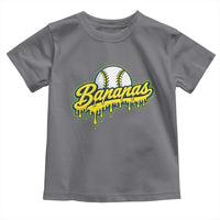 Funny Banana Baseball Toddler T Shirt Sports Team Baseball Drip Ice Cream Style