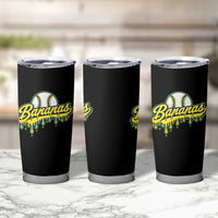 Funny Banana Baseball Tumbler Cup Sports Team Baseball Drip Ice Cream Style