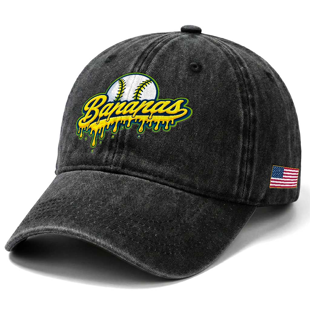 Funny Banana Baseball Washed Cotton Baseball Cap Sports Team Baseball Drip Ice Cream Style