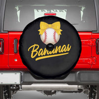 Bananas Coquette Bow Spare Tire Cover Banana Retro Popular Fruit Humor Cute Girls Kids