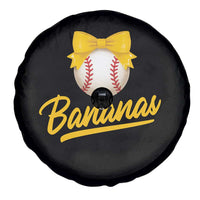 Bananas Coquette Bow Spare Tire Cover Banana Retro Popular Fruit Humor Cute Girls Kids