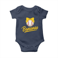 Bananas Coquette Bow Baby Onesie Banana Retro Popular Fruit Humor Cute Girls Kids