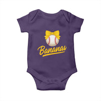 Bananas Coquette Bow Baby Onesie Banana Retro Popular Fruit Humor Cute Girls Kids