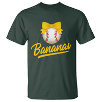 Bananas Coquette Bow T Shirt Banana Retro Popular Fruit Humor Cute Girls Kids