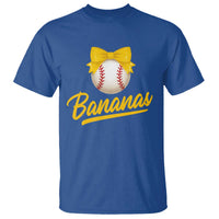 Bananas Coquette Bow T Shirt Banana Retro Popular Fruit Humor Cute Girls Kids