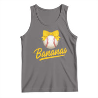 Bananas Coquette Bow Tank Top Banana Retro Popular Fruit Humor Cute Girls Kids