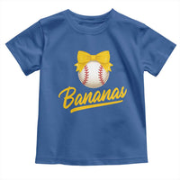 Bananas Coquette Bow Toddler T Shirt Banana Retro Popular Fruit Humor Cute Girls Kids