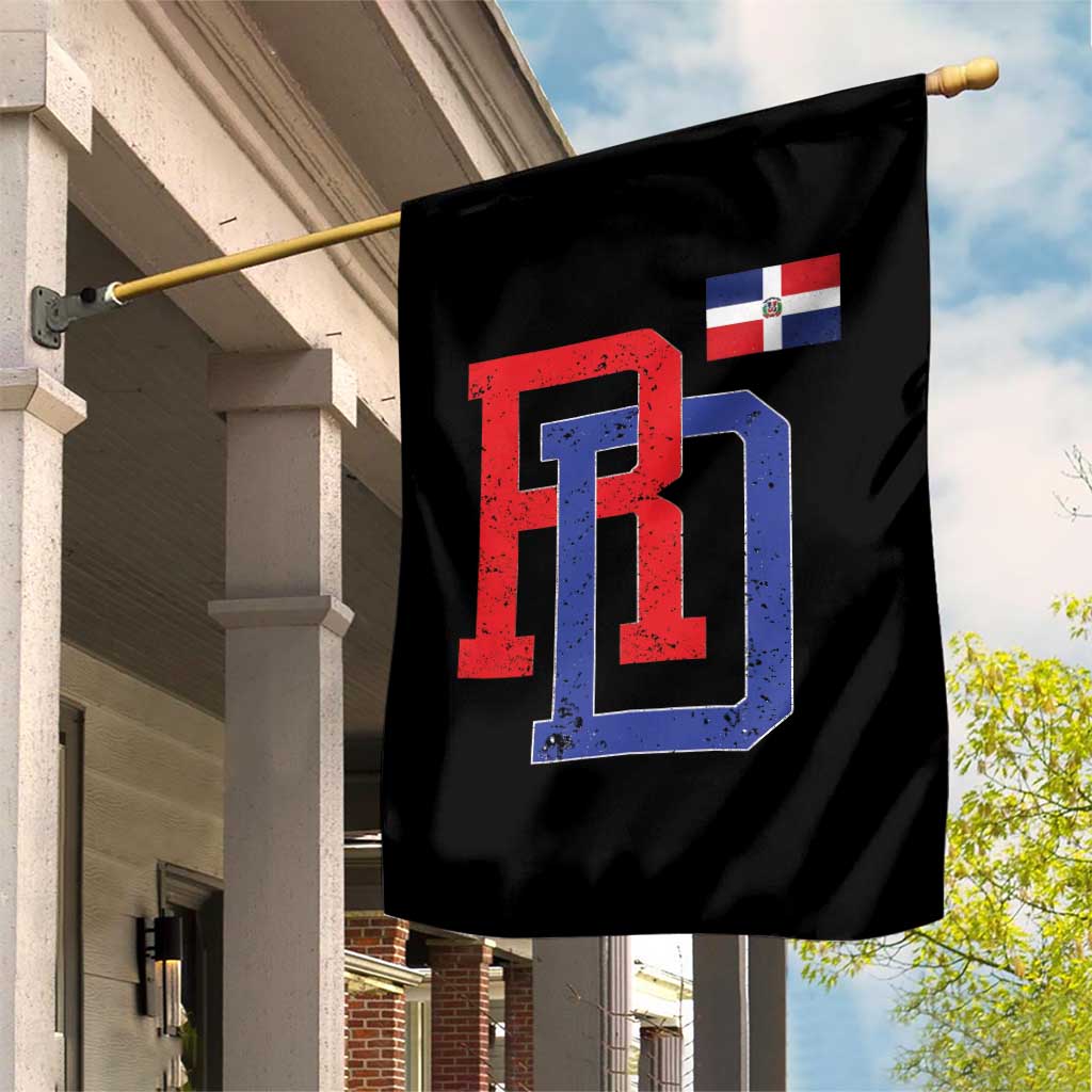 Dominican Republic Garden Flag Distressed RD Flag Dominican Pride