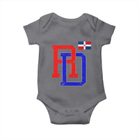 Dominican Republic Baby Onesie Distressed RD Flag Dominican Pride
