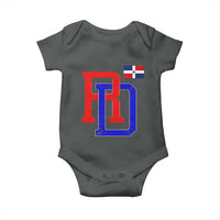 Dominican Republic Baby Onesie Distressed RD Flag Dominican Pride