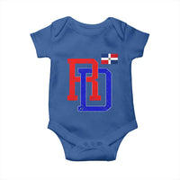 Dominican Republic Baby Onesie Distressed RD Flag Dominican Pride