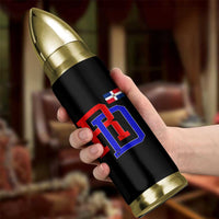 Dominican Republic Bullet Tumbler Distressed RD Flag Dominican Pride