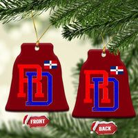Dominican Republic Ceramic Ornament Distressed RD Flag Dominican Pride
