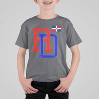 Dominican Republic T Shirt For Kid Distressed RD Flag Dominican Pride