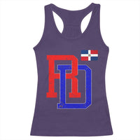 Dominican Republic Racerback Tank Top Distressed RD Flag Dominican Pride