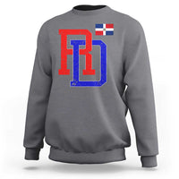 Dominican Republic Sweatshirt Distressed RD Flag Dominican Pride