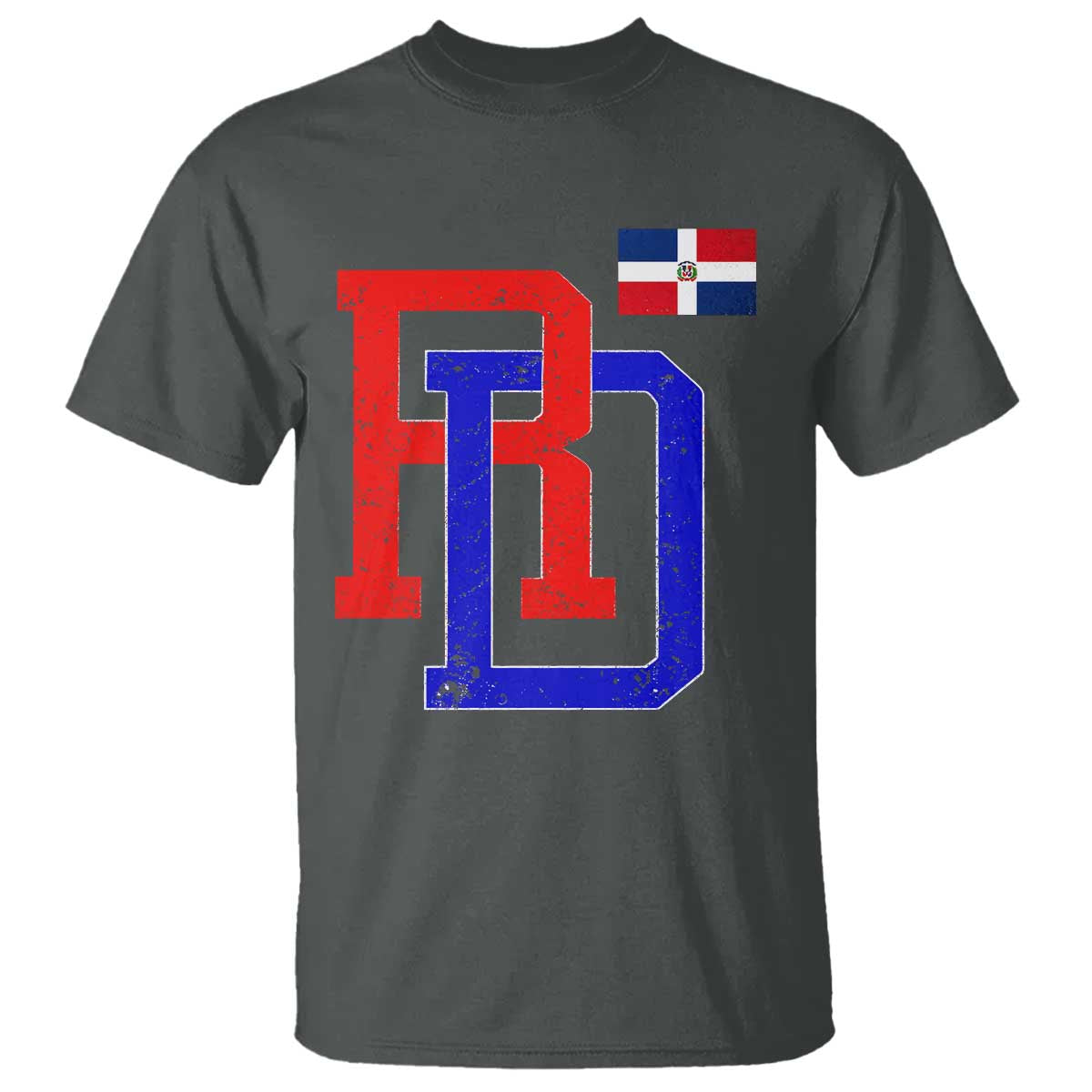 Dominican Republic T Shirt Distressed RD Flag Dominican Pride