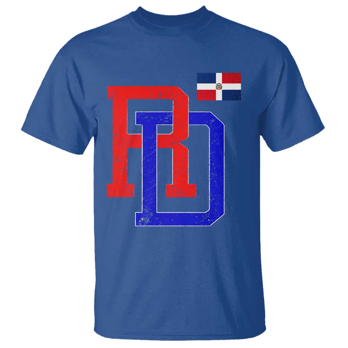 Dominican Republic T Shirt Distressed RD Flag Dominican Pride