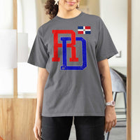 Dominican Republic T Shirt For Women Distressed RD Flag Dominican Pride