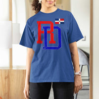 Dominican Republic T Shirt For Women Distressed RD Flag Dominican Pride