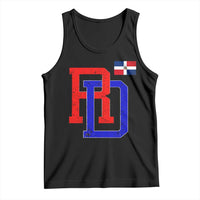 Dominican Republic Tank Top Distressed RD Flag Dominican Pride