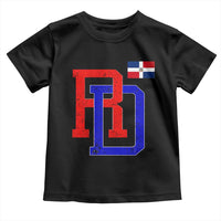Dominican Republic Toddler T Shirt Distressed RD Flag Dominican Pride
